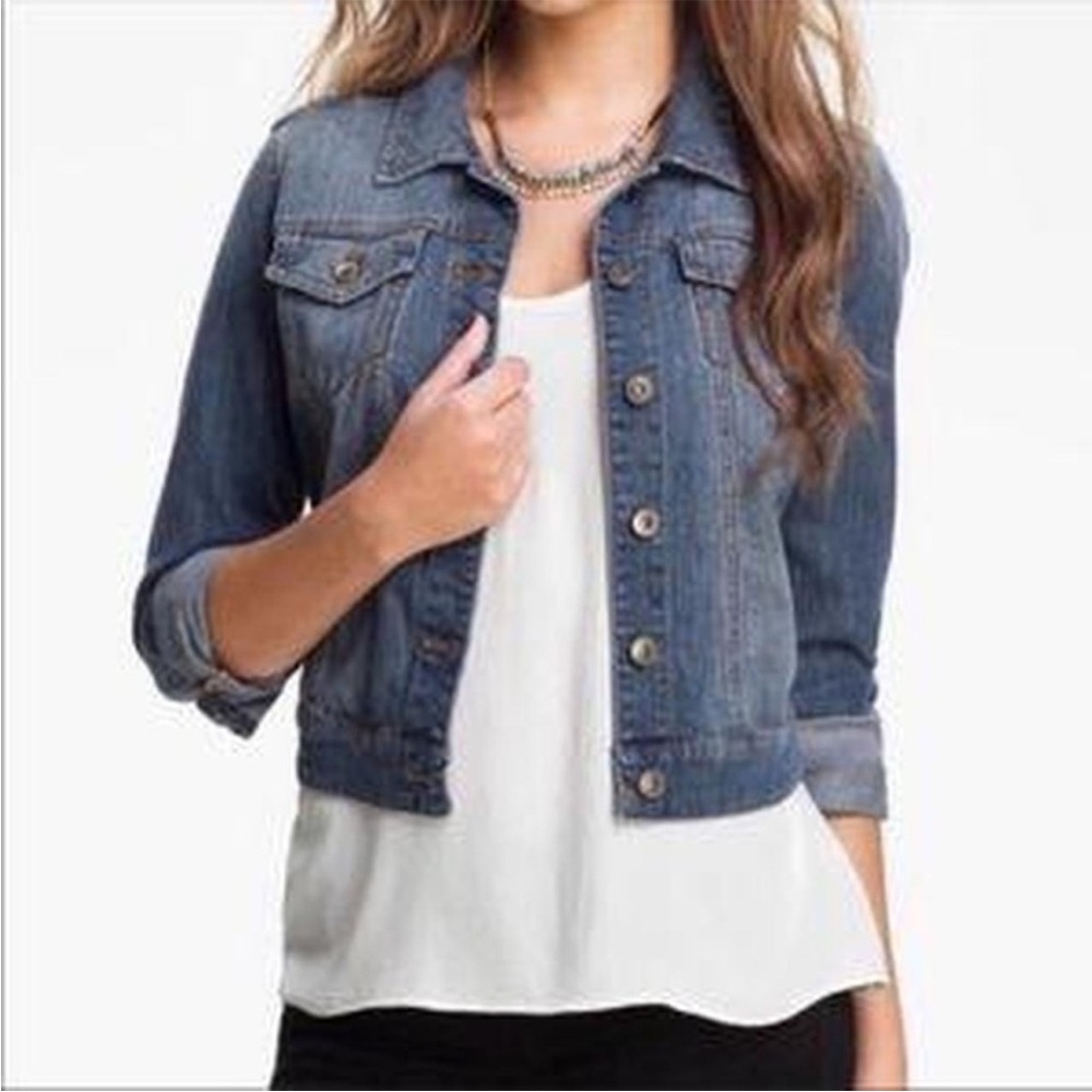 Nordstrom Classic Blue Denim Jacket